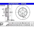 Brzdov kotou ATE ‐ AT 424129