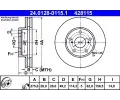ATE Brzdov kotou - 275 mm ‐ AT 428115