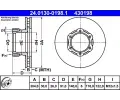 Brzdov kotou ATE ‐ AT 430198