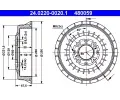 Brzdov� buben&nbsp;ATE&nbsp;&dash;&nbsp;AT 480059