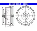 Brzdov buben ATE ‐ AT 480084