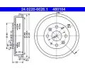 Brzdov buben ATE ‐ AT 480104