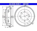Brzdov buben ATE ‐ AT 480169