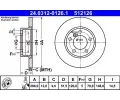 Brzdov kotou ATE ‐ AT 512126