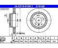 ATE Brzdov kotou Power Disc - 294 mm ‐ AT 519108