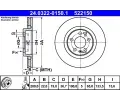 ATE Brzdov kotou Power Disc - 280 mm ‐ AT 522150