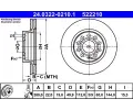 ATE Brzdov kotou Power Disc - 280 mm ‐ AT 522210