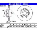 ATE Brzdov kotou Power Disc - 305 mm ‐ AT 528123