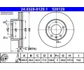 ATE Brzdov kotou Power Disc - 306 mm ‐ AT 528129