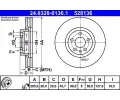 ATE Brzdov kotou Power Disc - 285 mm ‐ AT 528136