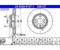 ATE Brzdov kotou Power Disc - 302 mm ‐ AT 528137