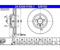 ATE Brzdov kotou PowerDisc - 316 mm ‐ AT 528162