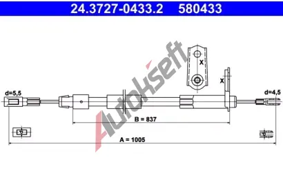 ATE Ta�n� lanko - parkovac� brzda AT 580433, 24.3727-0433.2