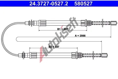 ATE Ta�n� lanko - parkovac� brzda AT 580527, 24.3727-0527.2