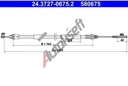 ATE Ta�n� lanko - parkovac� brzda AT 580675, 24.3727-0675.2