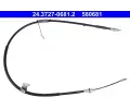 ATE Tažné lanko parkovací brzdy AT 580681, 24.3727-0681.2
