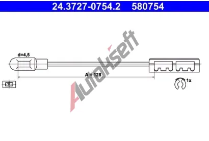 ATE Tan lanko - parkovac brzda AT 580754, 24.3727-0754.2