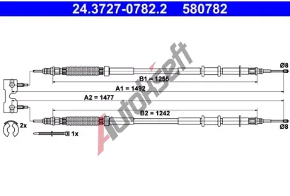ATE Ta�n� lanko - parkovac� brzda AT 580782, 24.3727-0782.2