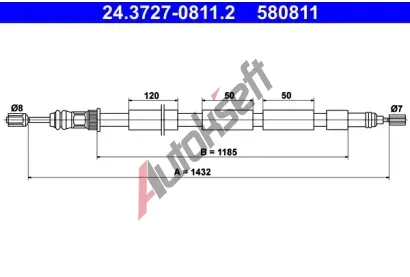 ATE Ta�n� lanko - parkovac� brzda AT 580811, 24.3727-0811.2