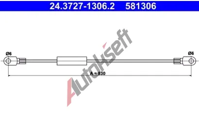 ATE Tan lanko - parkovac brzda AT 581306, 24.3727-1306.2