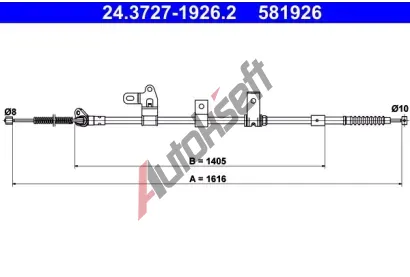 ATE Ta�n� lanko - parkovac� brzda AT 581926, 24.3727-1926.2