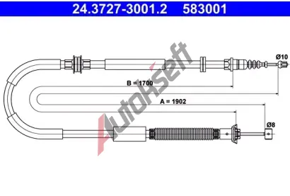 ATE Ta�n� lanko - parkovac� brzda AT 583001, 24.3727-3001.2