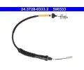 ATE Tažné lanko - ovládání spojky AT 590333, 24.3728-0333.2