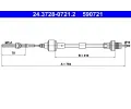 Spojkov lanko ATE ‐ AT 590721