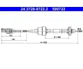 Spojkov lanko ATE ‐ AT 590722
