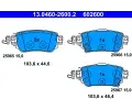 Sada brzdovch destiek ATE ‐ AT 602600