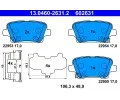 Sada brzdovch destiek ATE ‐ AT 602631