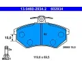 Sada brzdovch destiek ATE ‐ AT 602934