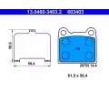 Sada brzdovch destiek ATE ‐ AT 603403