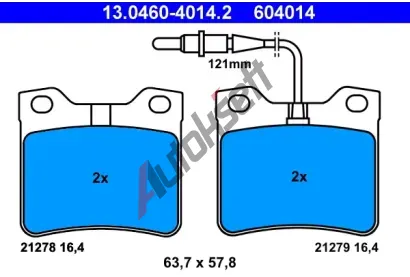 ATE Sada brzdov�ch desti�ek AT 21279, AT 604014