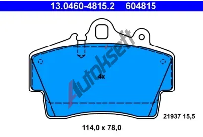 ATE Sada brzdovch destiek AT 21937, AT 604815
