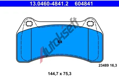 ATE Sada brzdovch destiek AT 604841, AT 23489