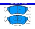 Sada brzdovch destiek ATE ‐ AT 605712