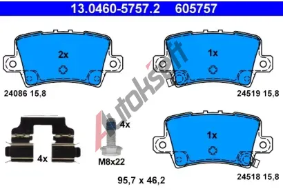 ATE Sada brzdovch destiek AT 24519, AT 605757