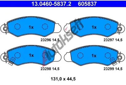ATE Sada brzdovch destiek AT 23299, AT 605837