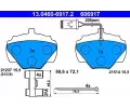 Sada brzdovch destiek ATE ‐ AT 606917