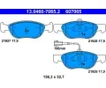 Sada brzdovch destiek ATE ‐ AT 607065