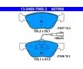 Sada brzdovch destiek ATE ‐ AT 607069