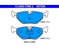 Sada brzdovch destiek ATE ‐ AT 607090