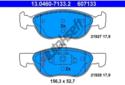 ATE Sada brzdovch destiek AT 21927, AT 607133