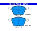 Sada brzdovch destiek ATE ‐ AT 607243