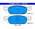 Sada brzdovch destiek ATE ‐ AT 607332