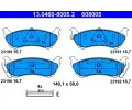 Sada brzdovch destiek ATE ‐ AT 608005