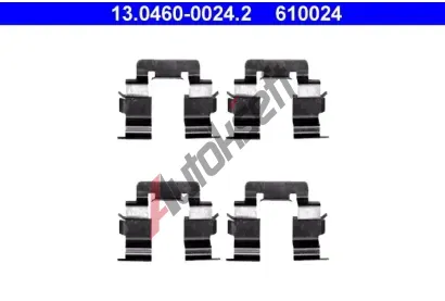 ATE Sada psluenstv - obloen kotouov brzdy AT 610024, 13.0460-0024.2