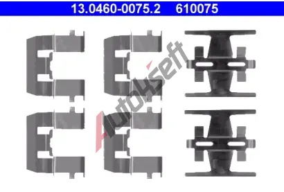 ATE Sada psluenstv - obloen kotouov brzdy AT 610075, 13.0460-0075.2