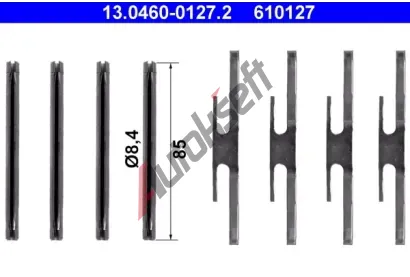 ATE Sada psluenstv - obloen kotouov brzdy AT 610127, 13.0460-0127.2
